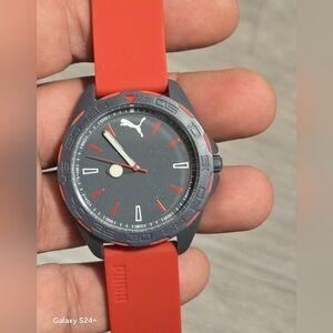 Puma Red and Gray Watch